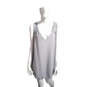 Old Navy Women's XXL Striped Beachy Coastal Nautical Prep Sleeveless Casual Top